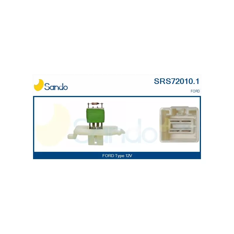 Résistance, pulseur d'air habitacle SANDO SRS72010.1
