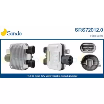 Résistance du ventilateur de radiateur SANDO SRS72012.0