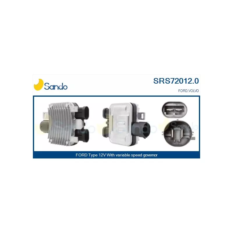 Résistance du ventilateur de radiateur SANDO SRS72012.0