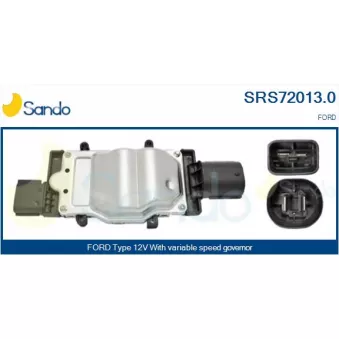 Résistance de série, moteur électrique-ventilateur du radiat SANDO SRS72013.0