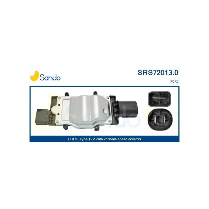 Résistance de série, moteur électrique-ventilateur du radiat SANDO SRS72013.0