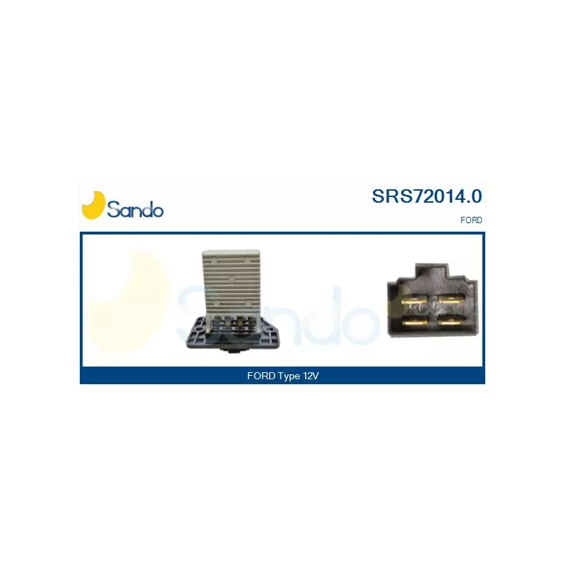 Résistance, pulseur d'air habitacle SANDO SRS72014.0
