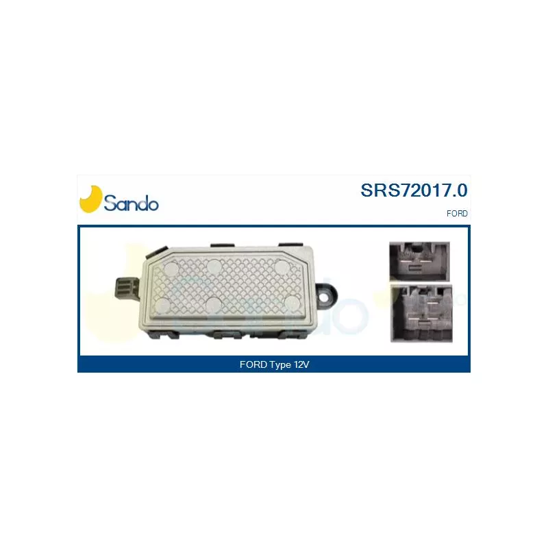 Résistance, pulseur d'air habitacle SANDO SRS72017.0