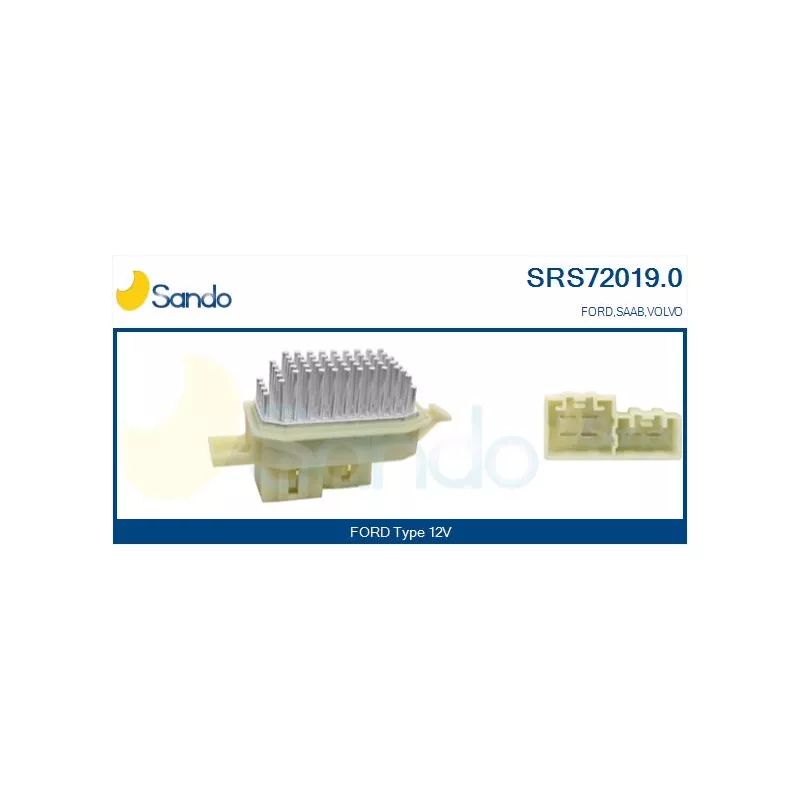 Résistance, pulseur d'air habitacle SANDO SRS72019.0