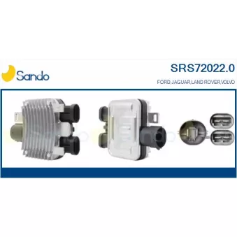 Prérésistance, moteur électrique (ventilateur de radiateur) SANDO SRS72022.0