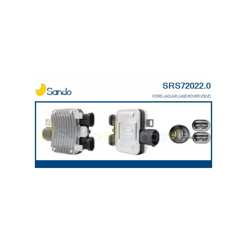 Prérésistance, moteur électrique (ventilateur de radiateur) SANDO SRS72022.0