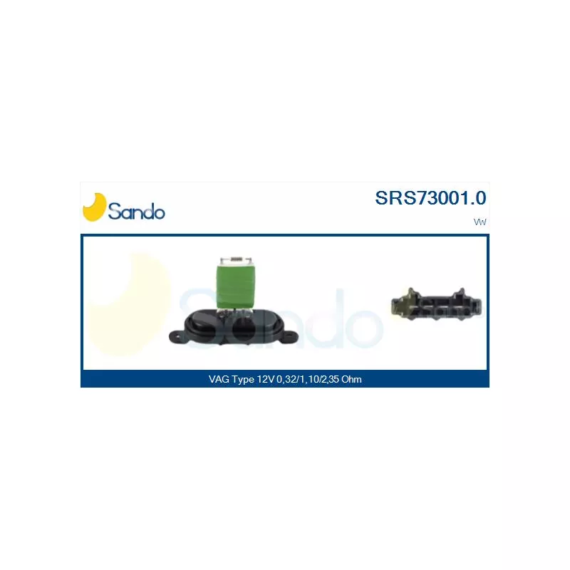 Résistance, pulseur d'air habitacle SANDO SRS73001.0