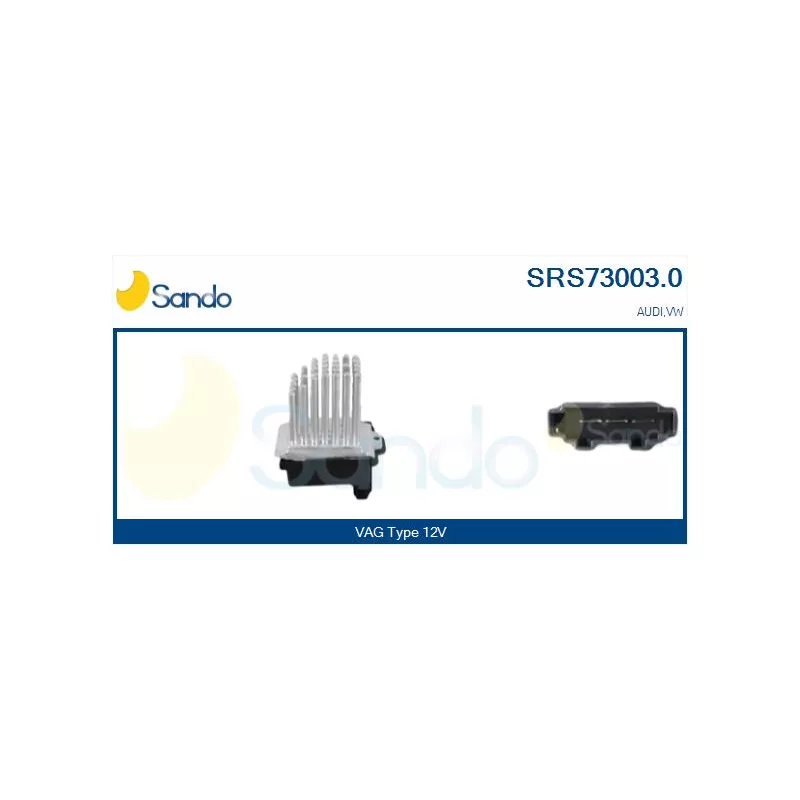 Résistance, pulseur d'air habitacle SANDO SRS73003.0