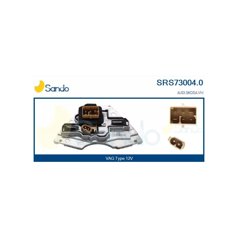 Résistance, pulseur d'air habitacle SANDO SRS73004.0