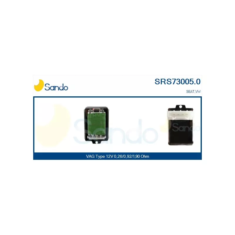 Résistance, pulseur d'air habitacle SANDO SRS73005.0