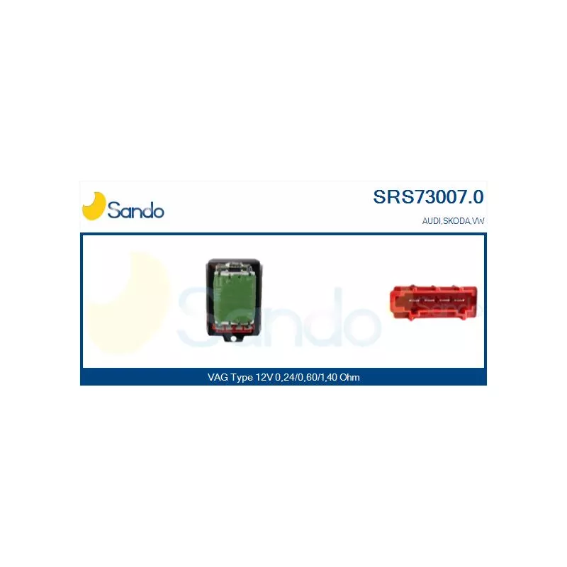 Résistance, pulseur d'air habitacle SANDO SRS73007.0