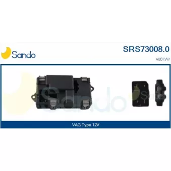 Résistance, pulseur d'air habitacle SANDO SRS73008.0