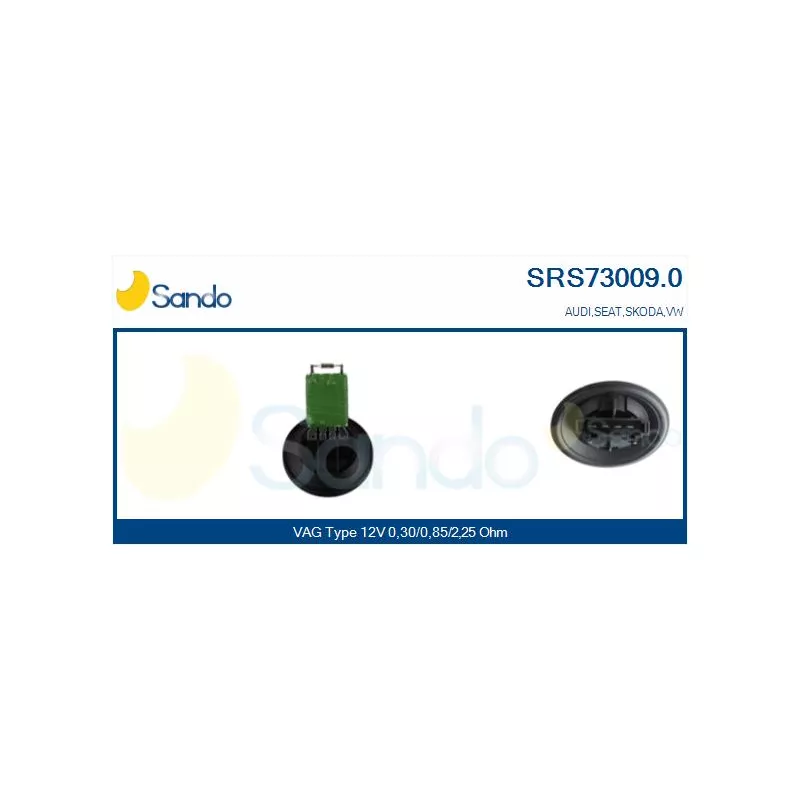 Résistance, pulseur d'air habitacle SANDO SRS73009.0