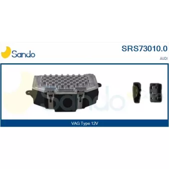 Résistance, pulseur d'air habitacle SANDO SRS73010.0