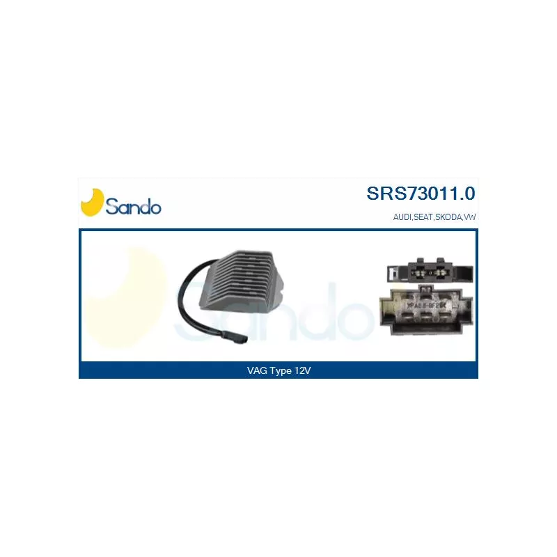 Résistance, pulseur d'air habitacle SANDO SRS73011.0