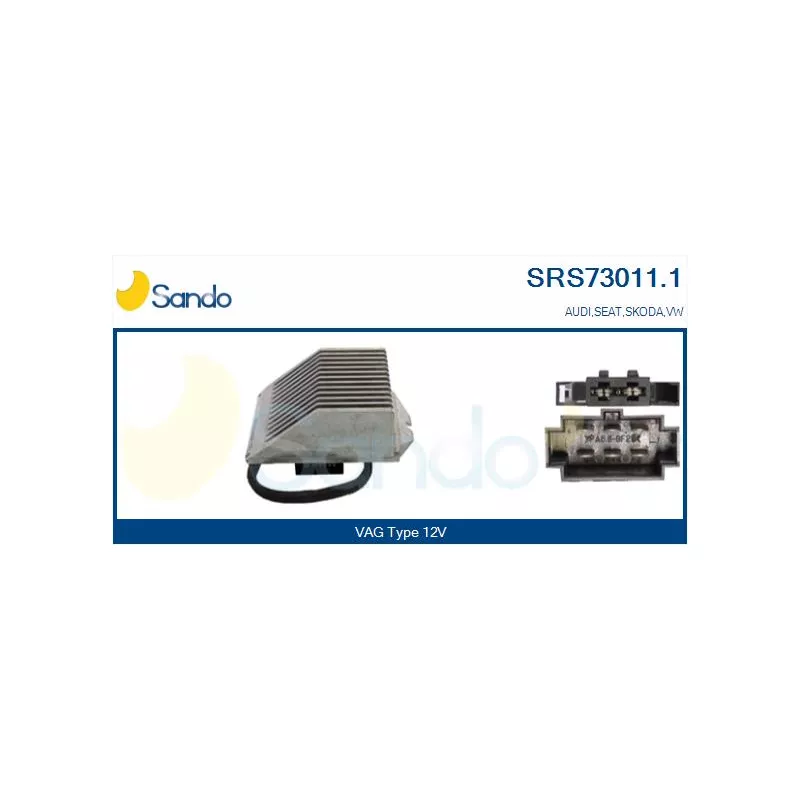 Résistance, pulseur d'air habitacle SANDO SRS73011.1