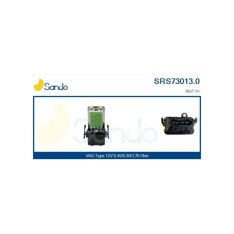 Résistance, pulseur d'air habitacle SANDO SRS73013.0