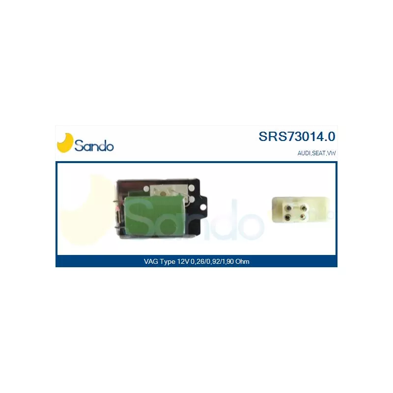 Résistance, pulseur d'air habitacle SANDO SRS73014.0