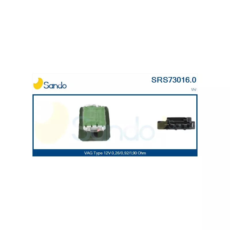 Résistance, pulseur d'air habitacle SANDO SRS73016.0
