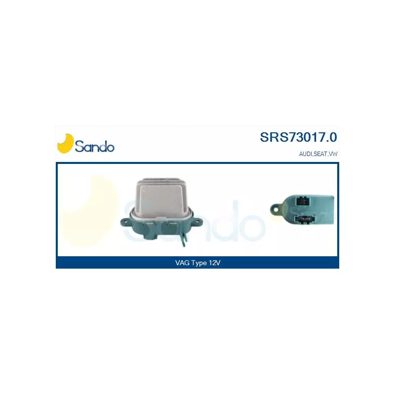 Résistance, pulseur d'air habitacle SANDO SRS73017.0
