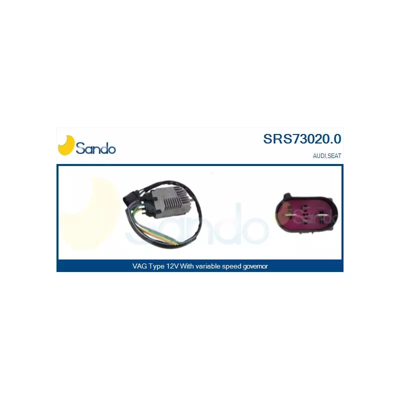 Résistance de série, moteur électrique-ventilateur du radiat SANDO SRS73020.0