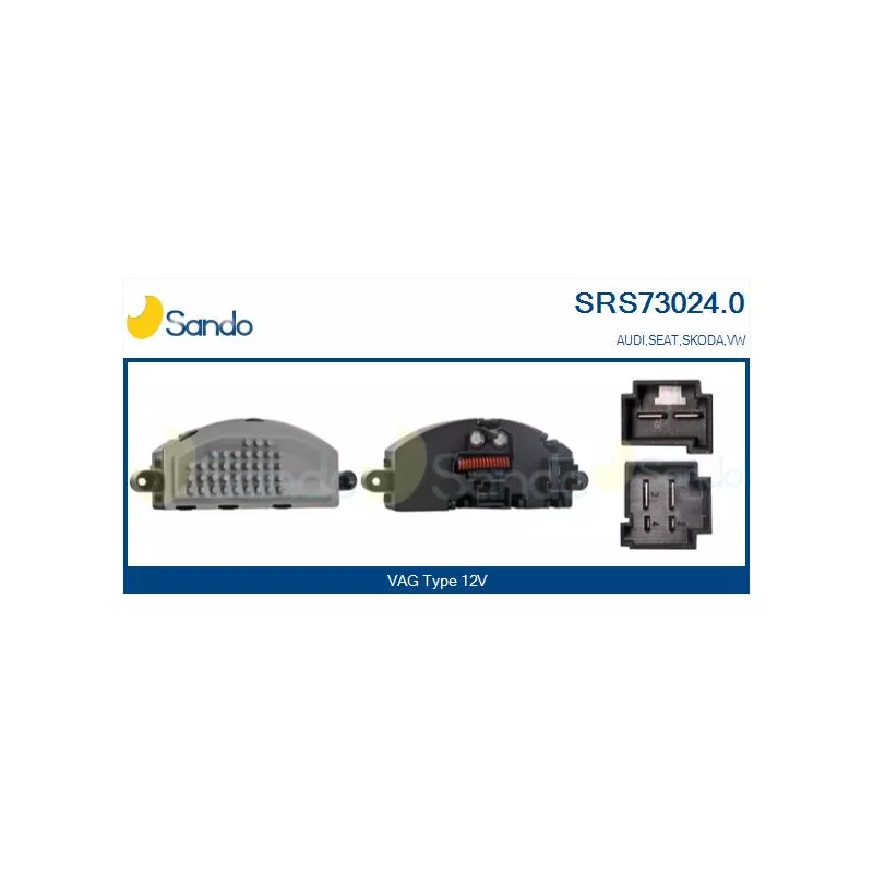 Résistance, pulseur d'air habitacle SANDO SRS73024.0