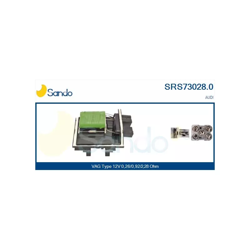 Résistance, pulseur d'air habitacle SANDO SRS73028.0