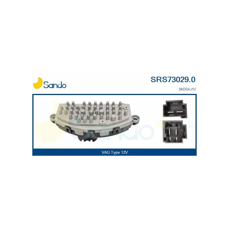 Résistance, pulseur d'air habitacle SANDO SRS73029.0