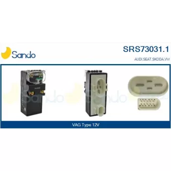 Appareil de commande, climatisation SANDO SRS73031.1