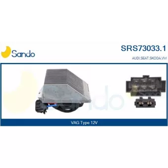 Appareil de commande, climatisation SANDO SRS73033.1