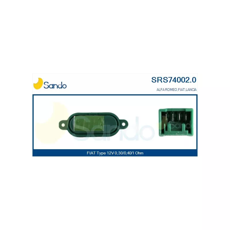 Résistance, pulseur d'air habitacle SANDO SRS74002.0