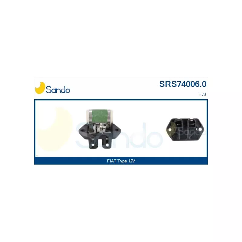 Prérésistance, moteur électrique (ventilateur de radiateur) SANDO SRS74006.0