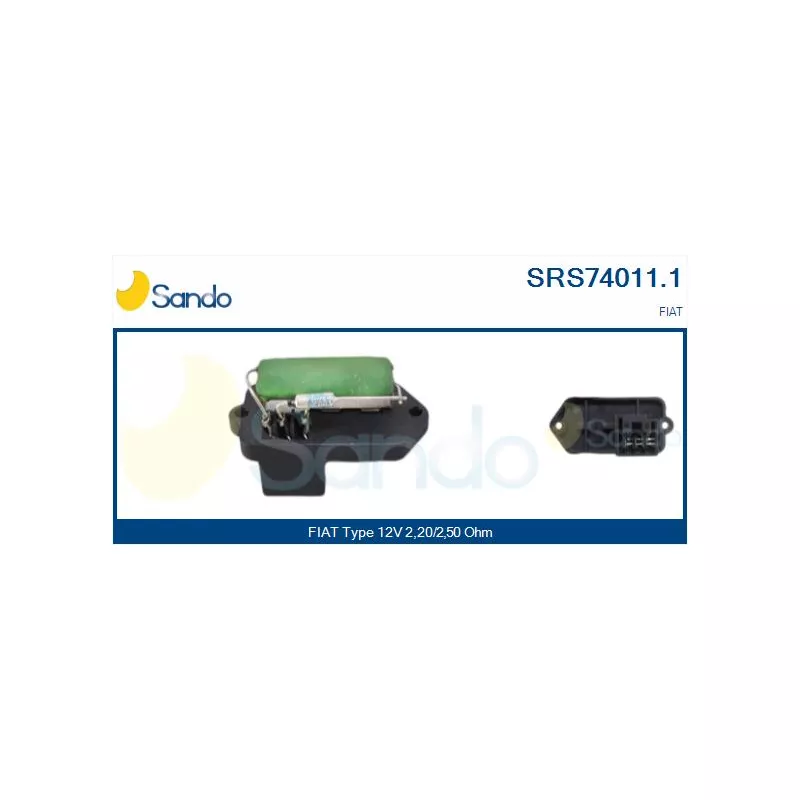 Résistance, pulseur d'air habitacle SANDO SRS74011.1