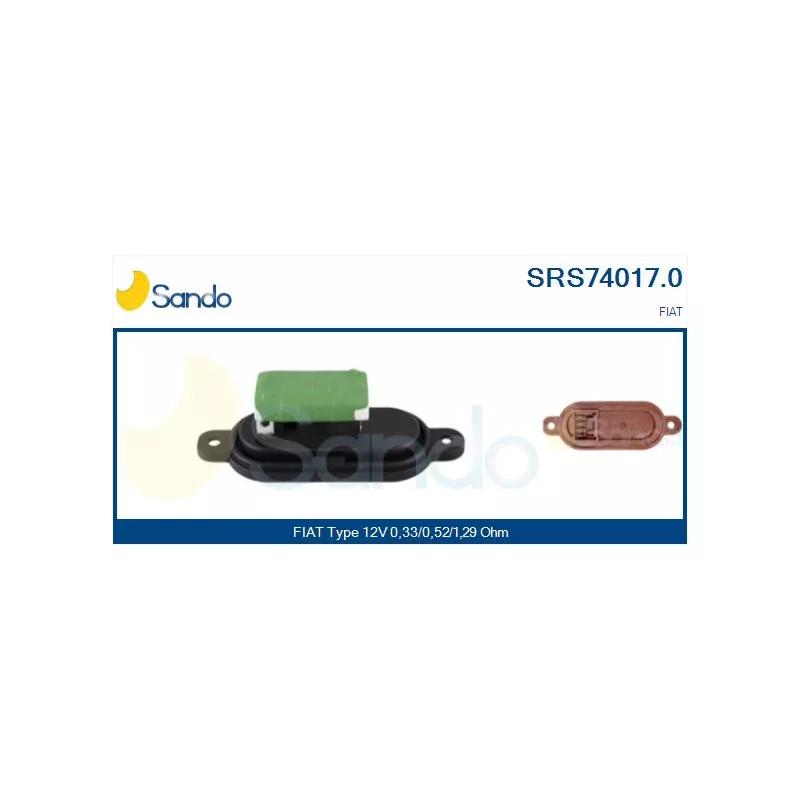 Résistance, pulseur d'air habitacle SANDO SRS74017.0