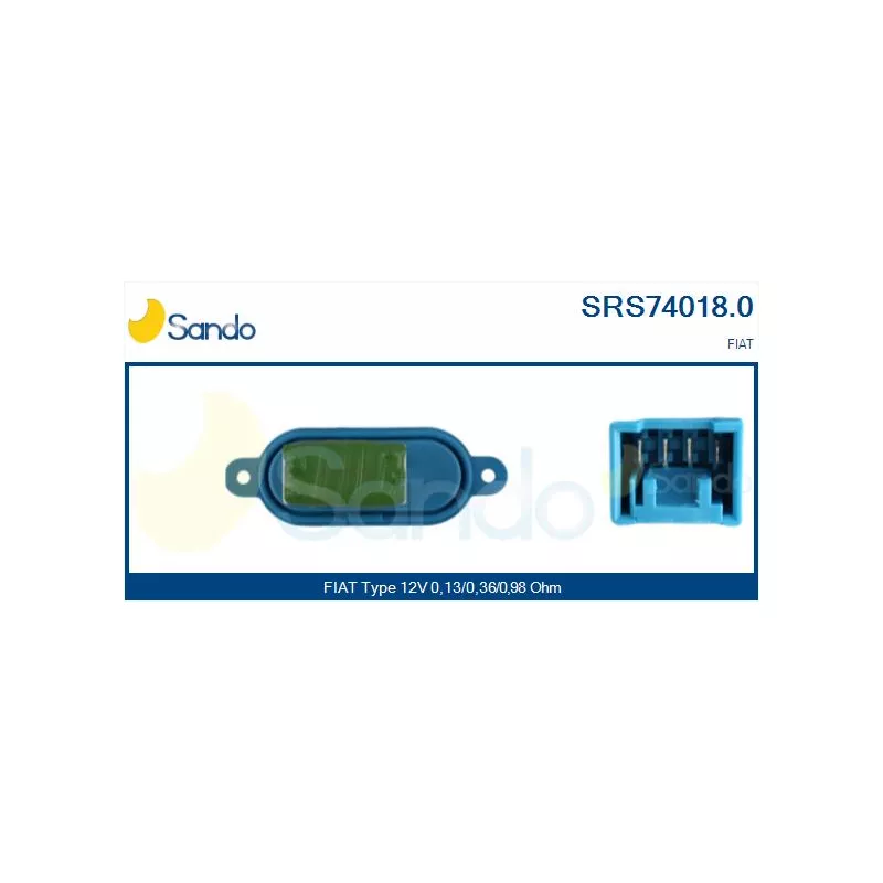 Résistance, pulseur d'air habitacle SANDO SRS74018.0
