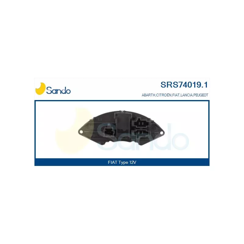Résistance, pulseur d'air habitacle SANDO SRS74019.1