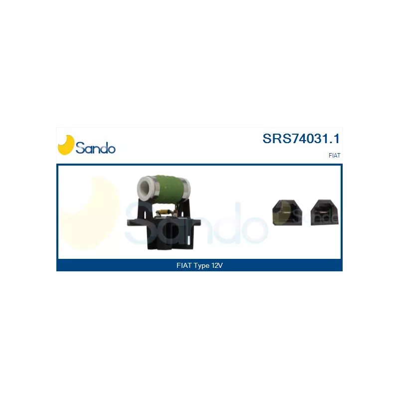 Résistance de série, moteur électrique-ventilateur du radiat SANDO SRS74031.1