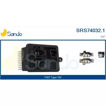 Résistance, pulseur d'air habitacle SANDO SRS74032.1