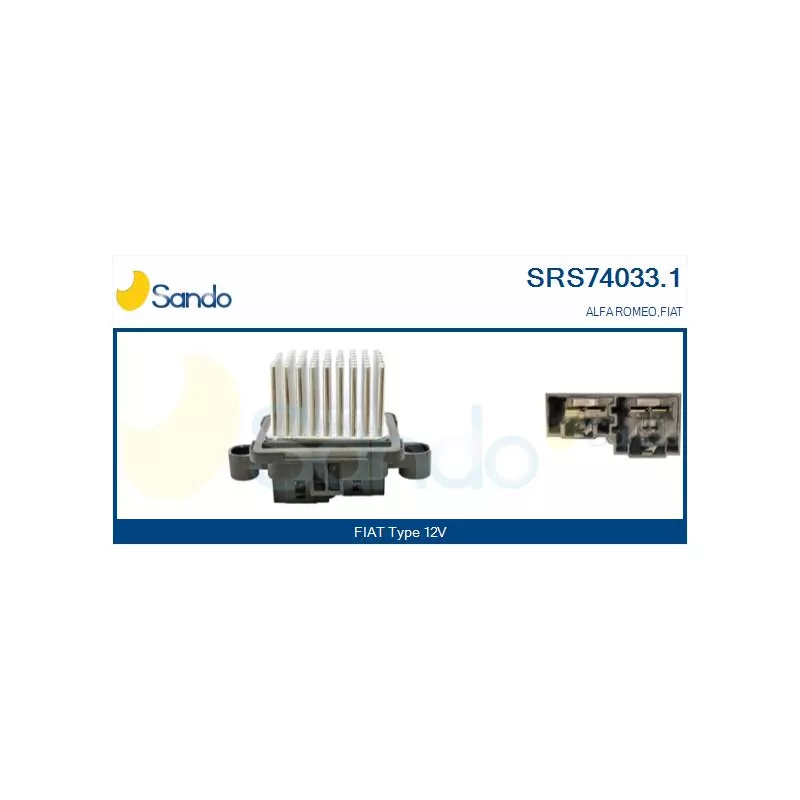 Résistance, pulseur d'air habitacle SANDO SRS74033.1