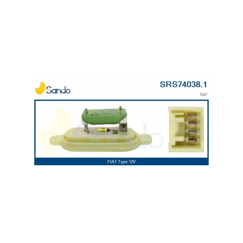 Résistance, pulseur d'air habitacle SANDO SRS74038.1