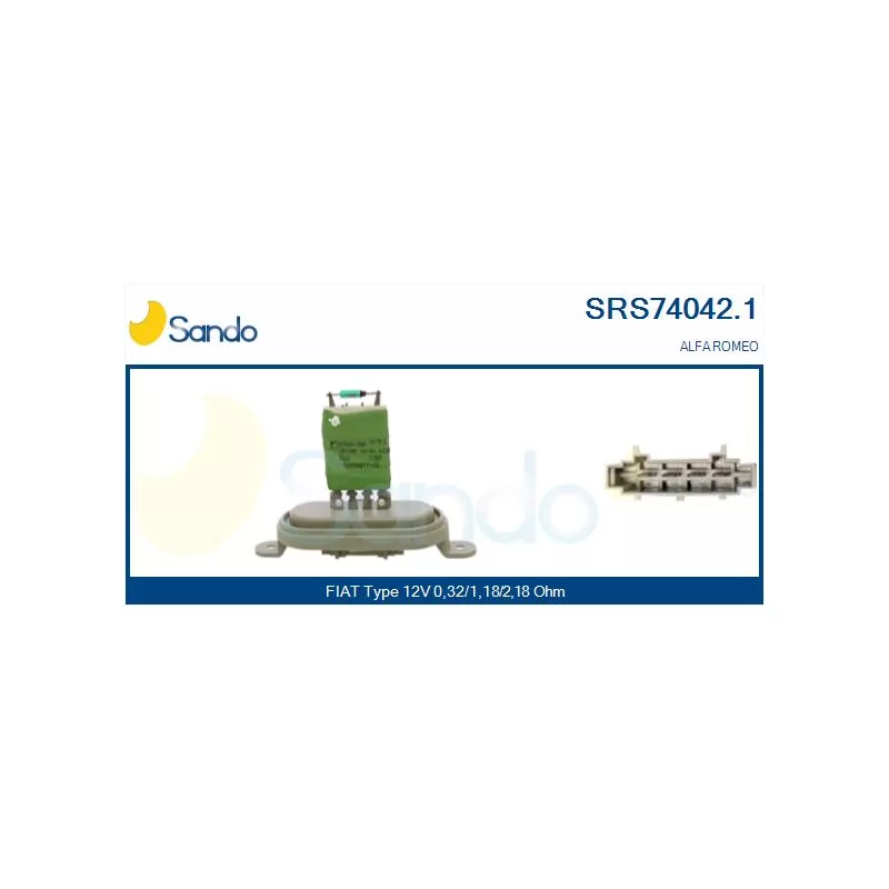 Résistance, pulseur d'air habitacle SANDO SRS74042.1
