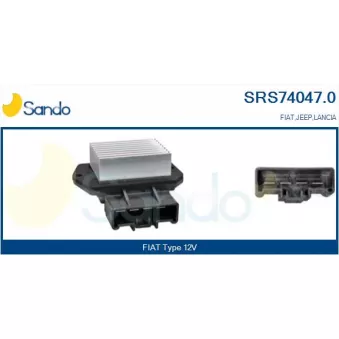 Résistance, pulseur d'air habitacle SANDO SRS74047.0