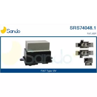Résistance, pulseur d'air habitacle SANDO SRS74048.1
