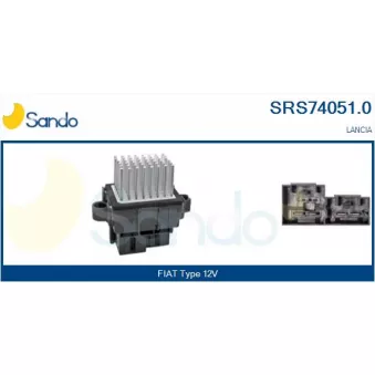 Résistance, pulseur d'air habitacle SANDO SRS74051.0
