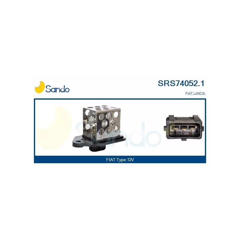 Prérésistance, moteur électrique (ventilateur de radiateur) SANDO SRS74052.1
