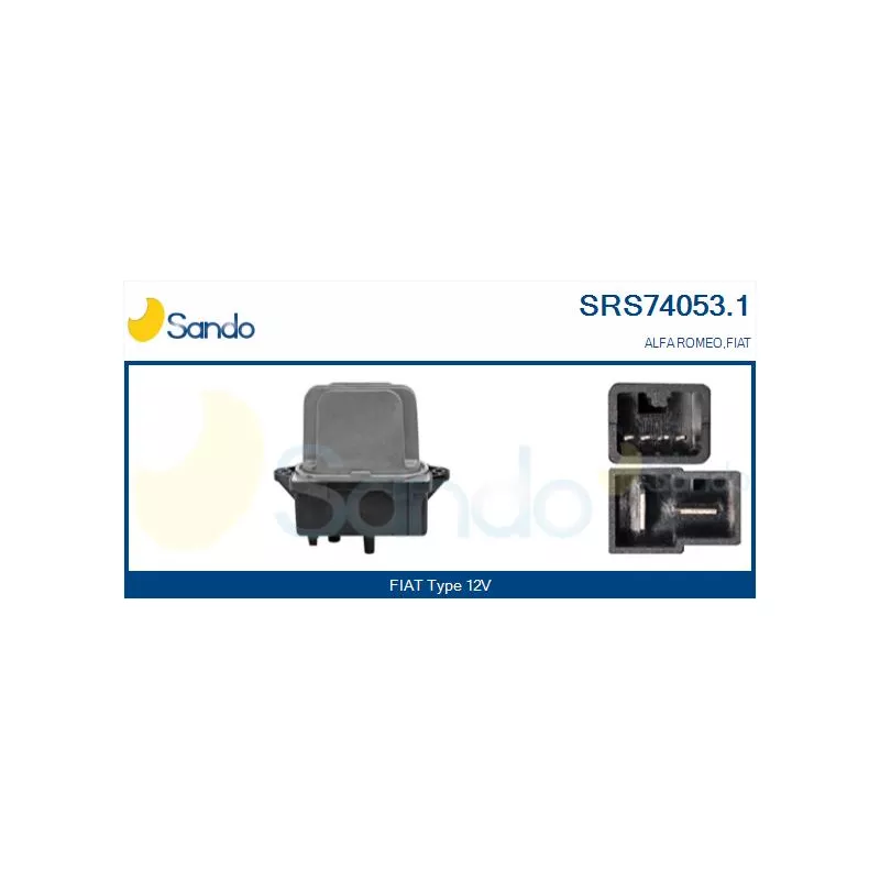 Résistance, pulseur d'air habitacle SANDO SRS74053.1