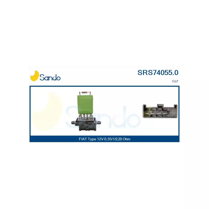 Résistance, pulseur d'air habitacle SANDO SRS74055.0