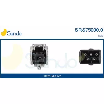 Résistance, pulseur d'air habitacle SANDO SRS75000.0