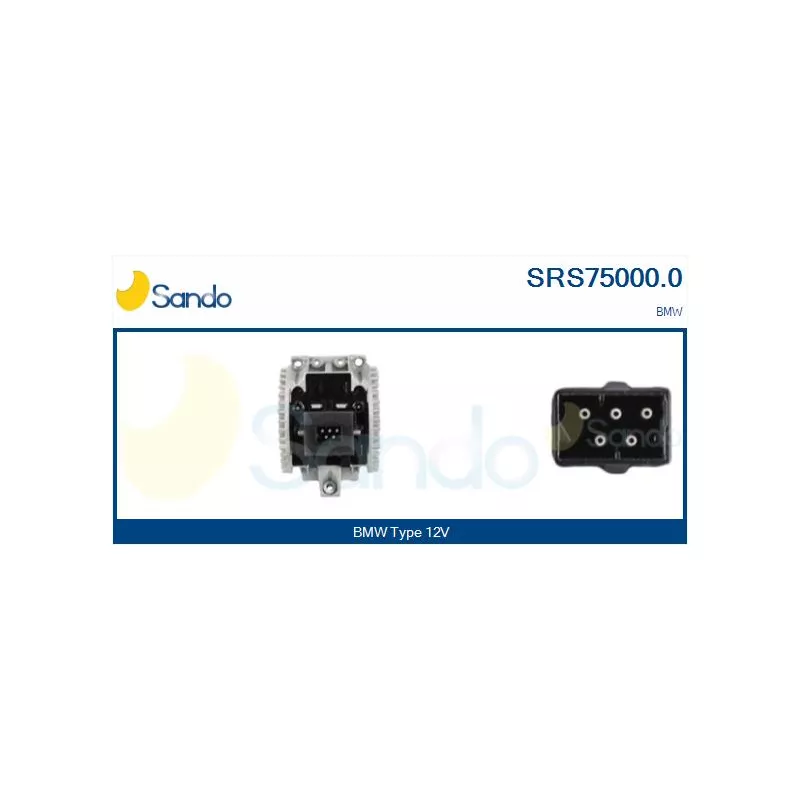 Résistance, pulseur d'air habitacle SANDO SRS75000.0