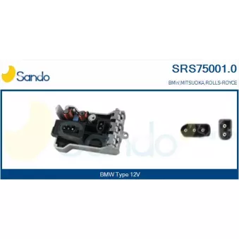 Résistance, pulseur d'air habitacle SANDO SRS75001.0